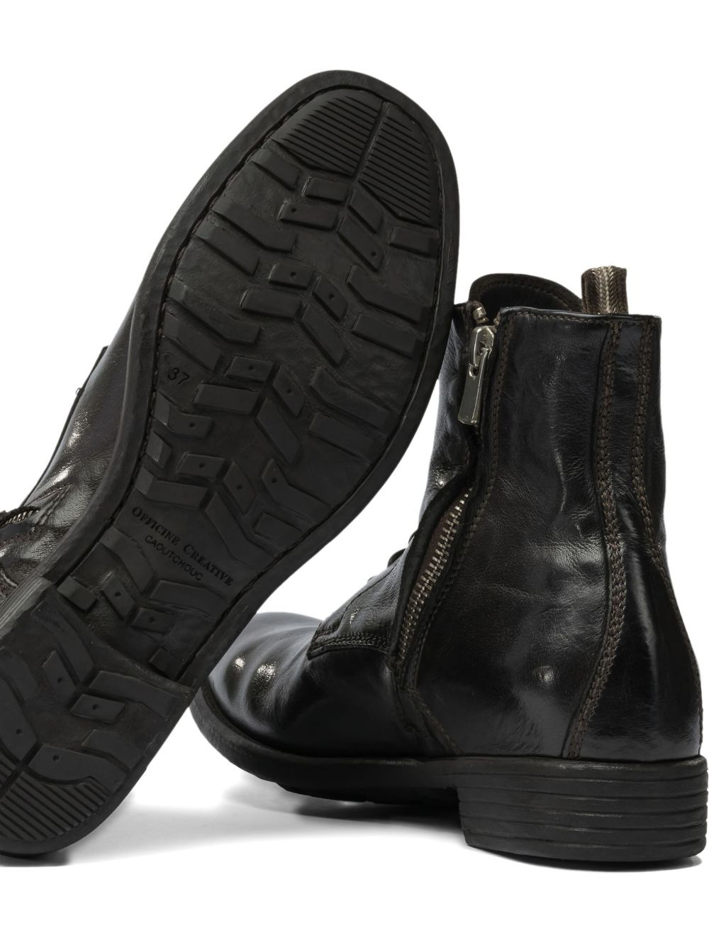 leather ankle boots - 4