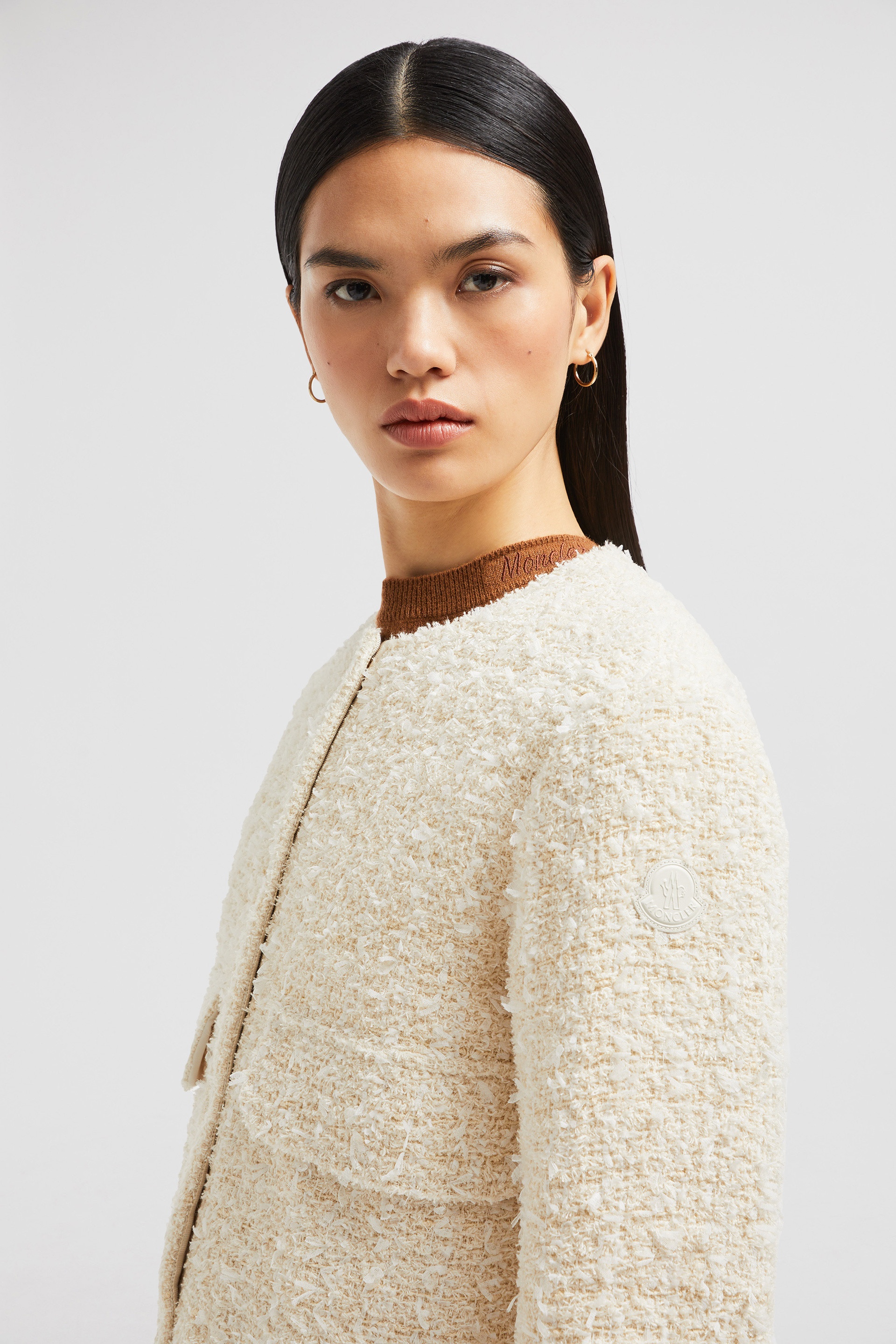 Dauphin Tweed Short Down Jacket - 4