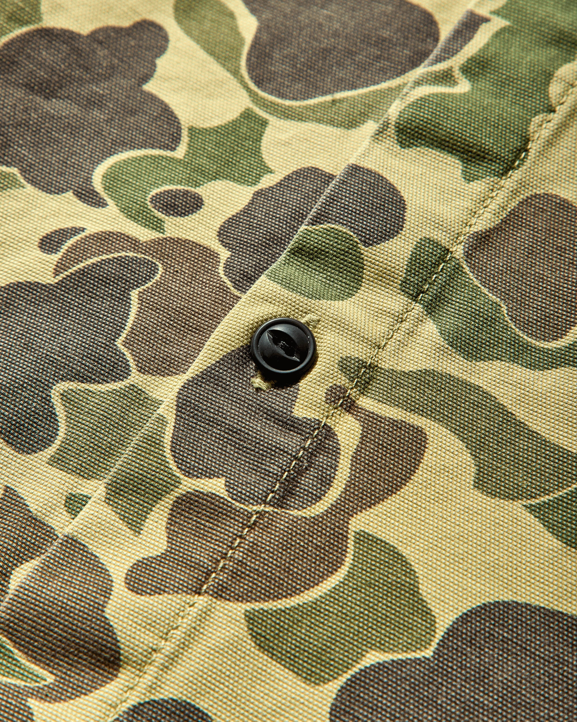 Men's Duck Longsleeve Shirt Green (Stone Washed) - 4
