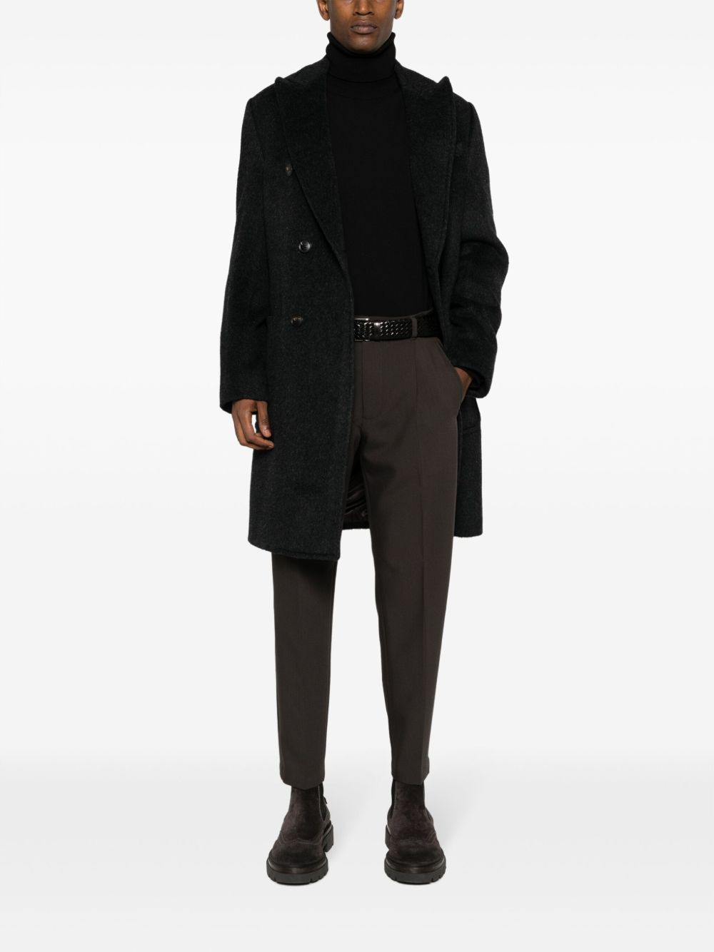 pressed-crease skinny trousers - 2