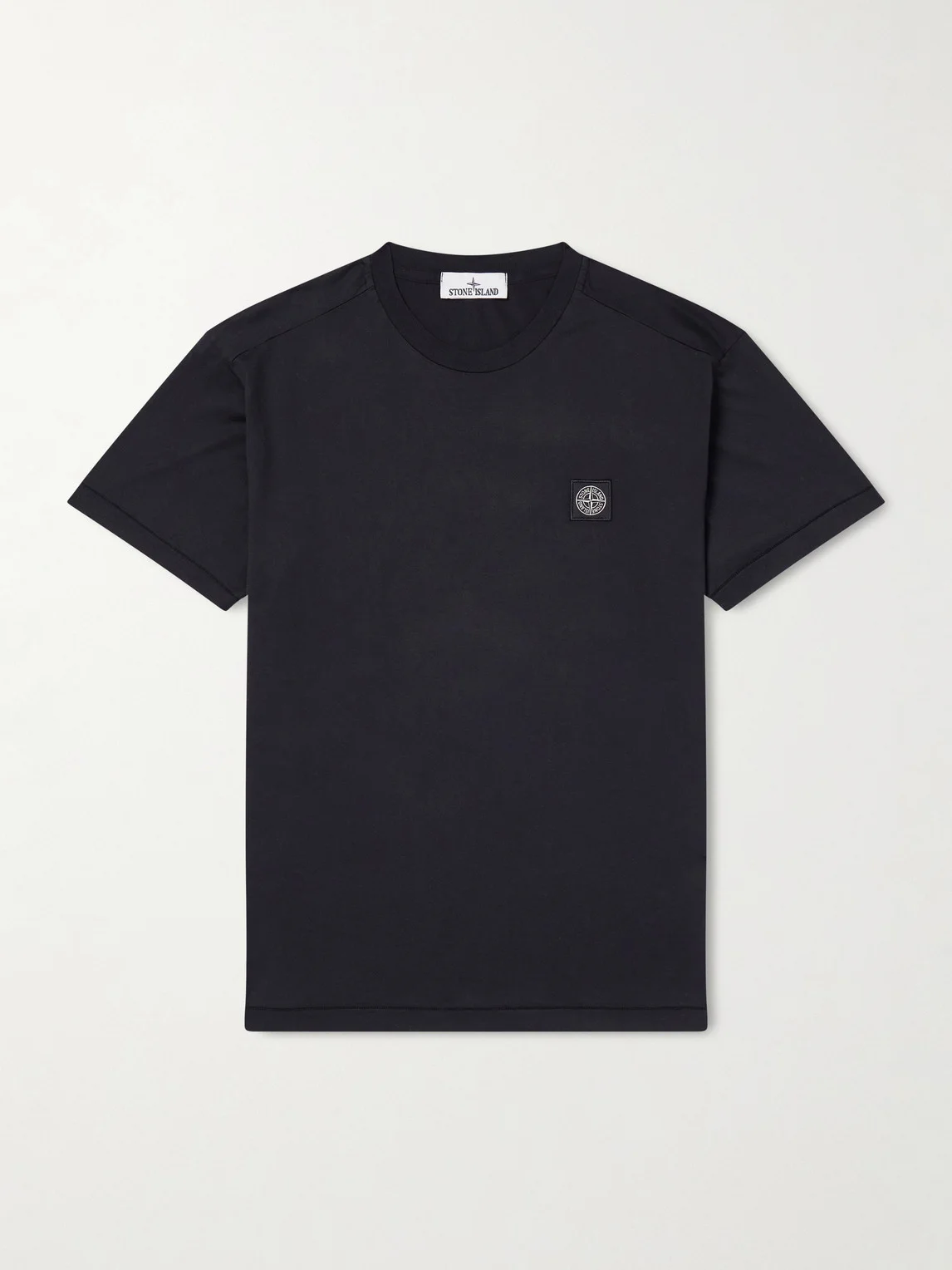 Logo-Appliquéd Garment-Dyed Cotton-Jersey T-Shirt - 1