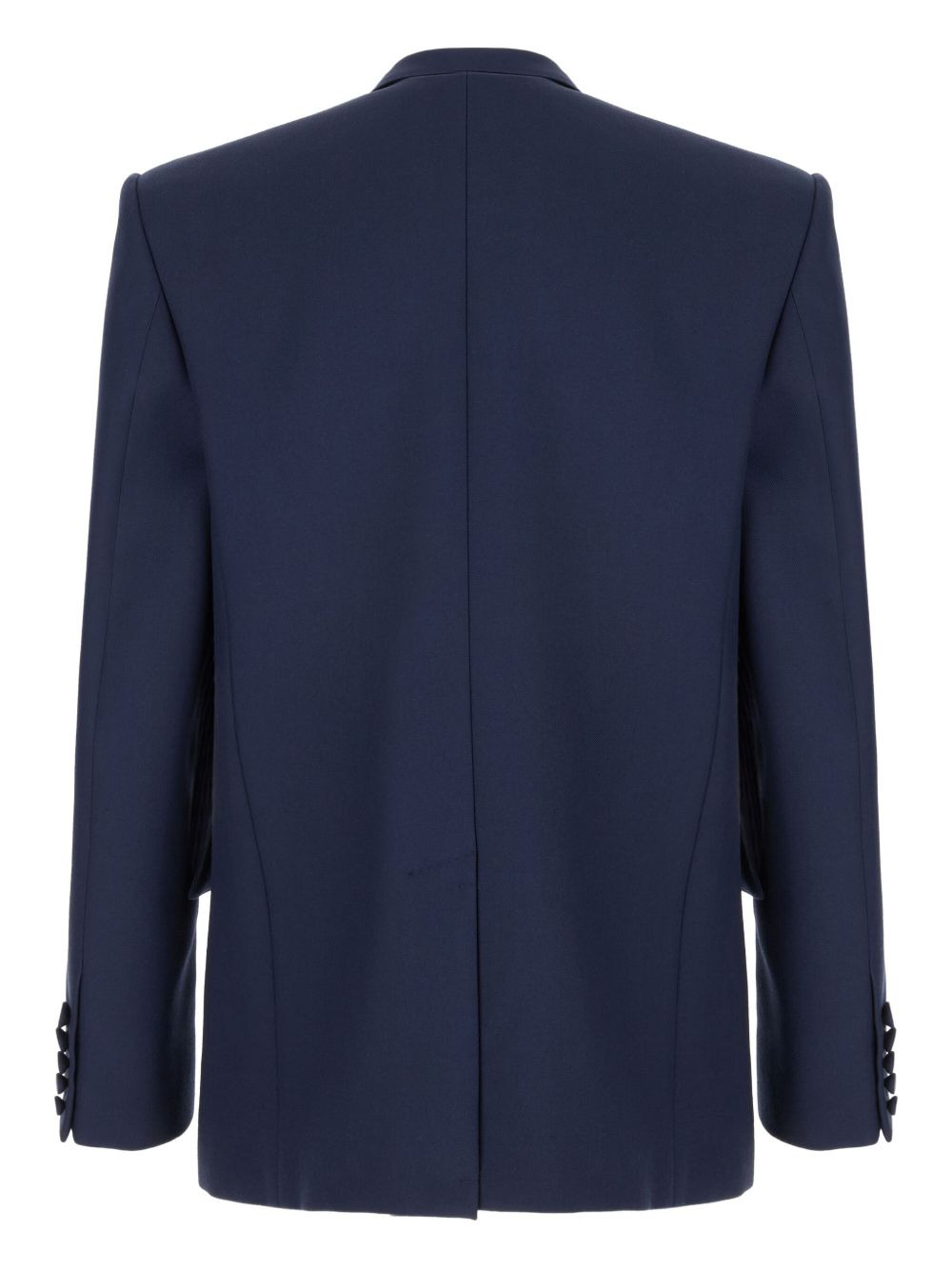 double-breasted wool blazer - 2