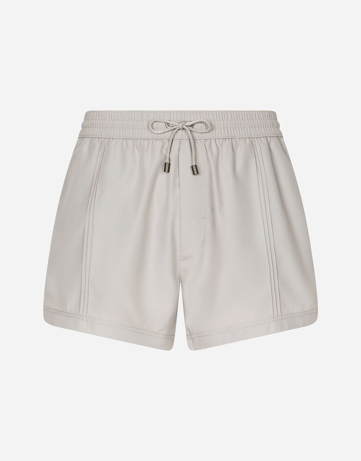 Swim shorts with top-stitching - 1