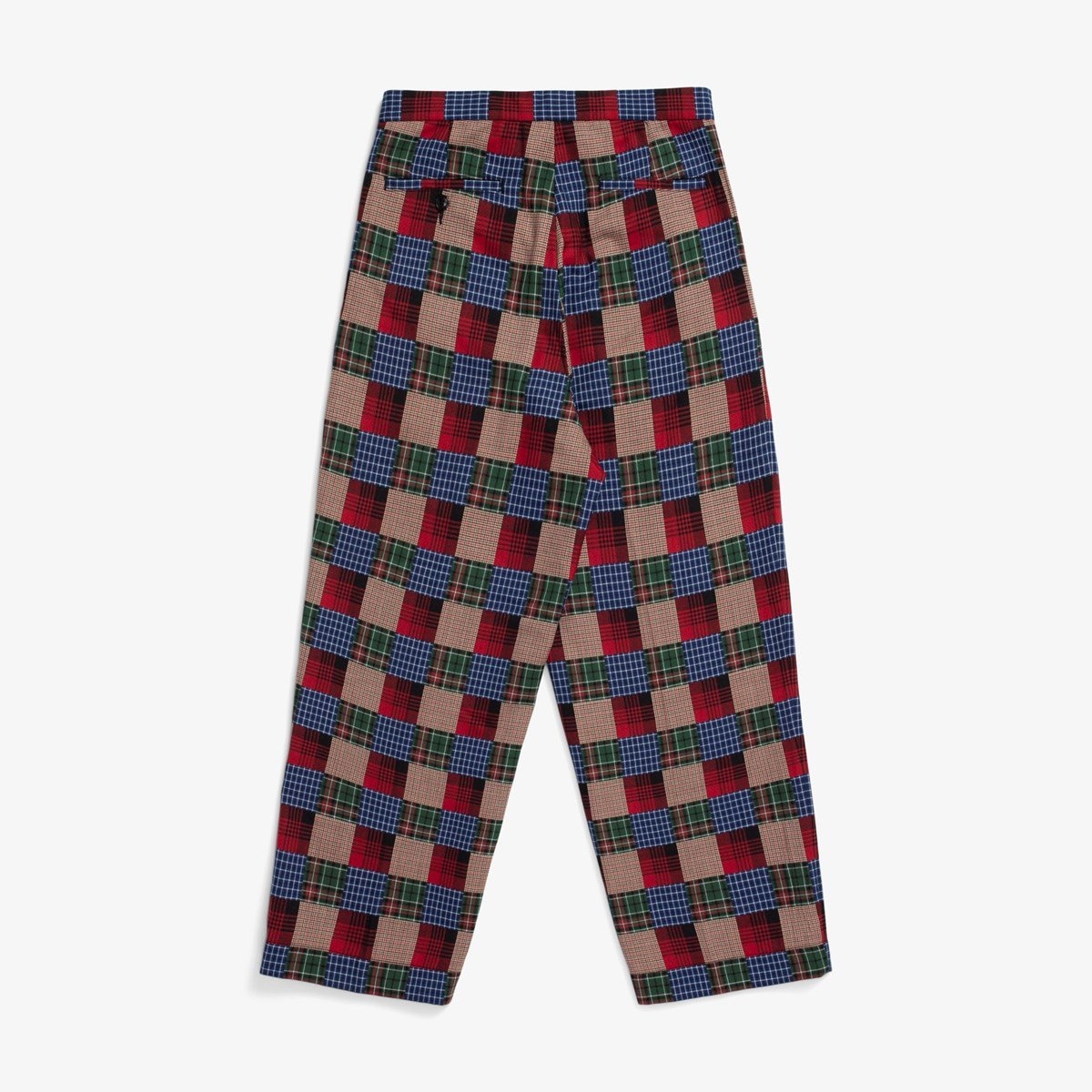 Trousers Patchwork Like Dobby Check - 6