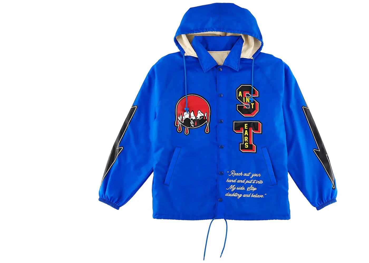 Saint Mxxxxxx x Denim Tears Holy Grail Jacket Blue - 1