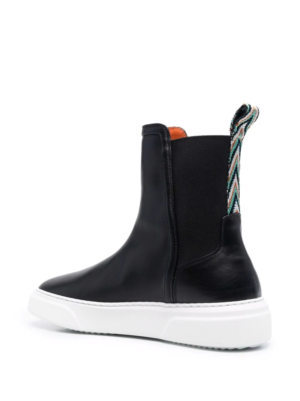 zigzag-tab ankle boots - 3