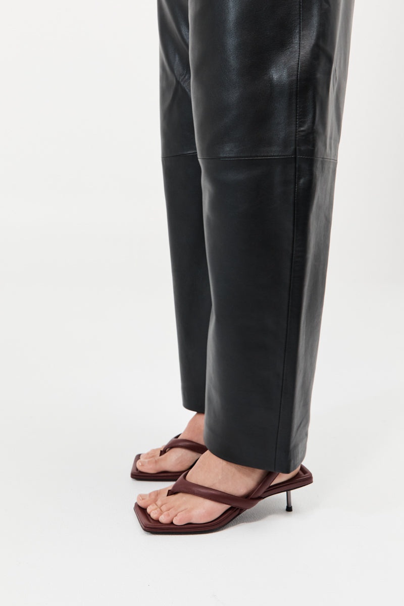 Thong Heel - Plum - 5