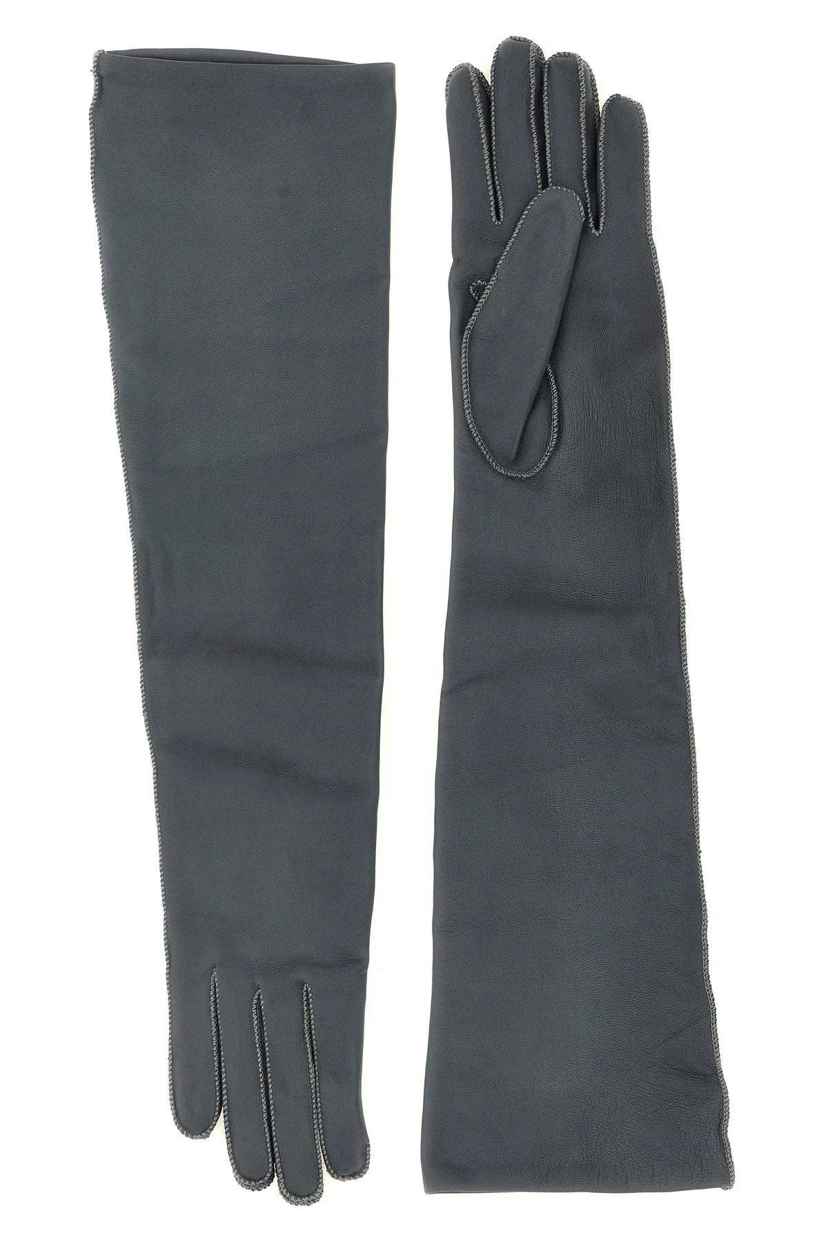 Long Leather Gloves - 1
