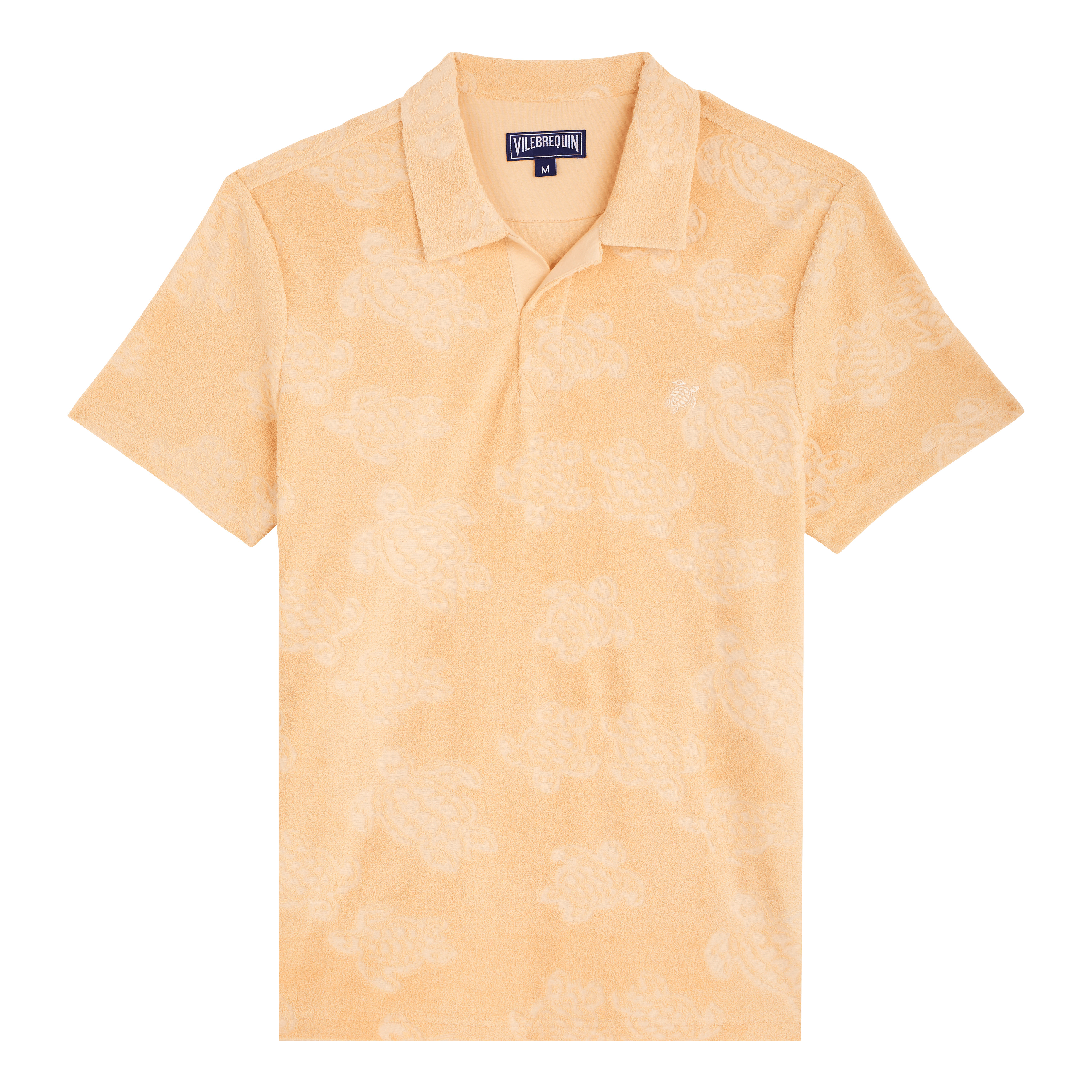 Men Terry Jacquard Polo Shirt Solid - 1
