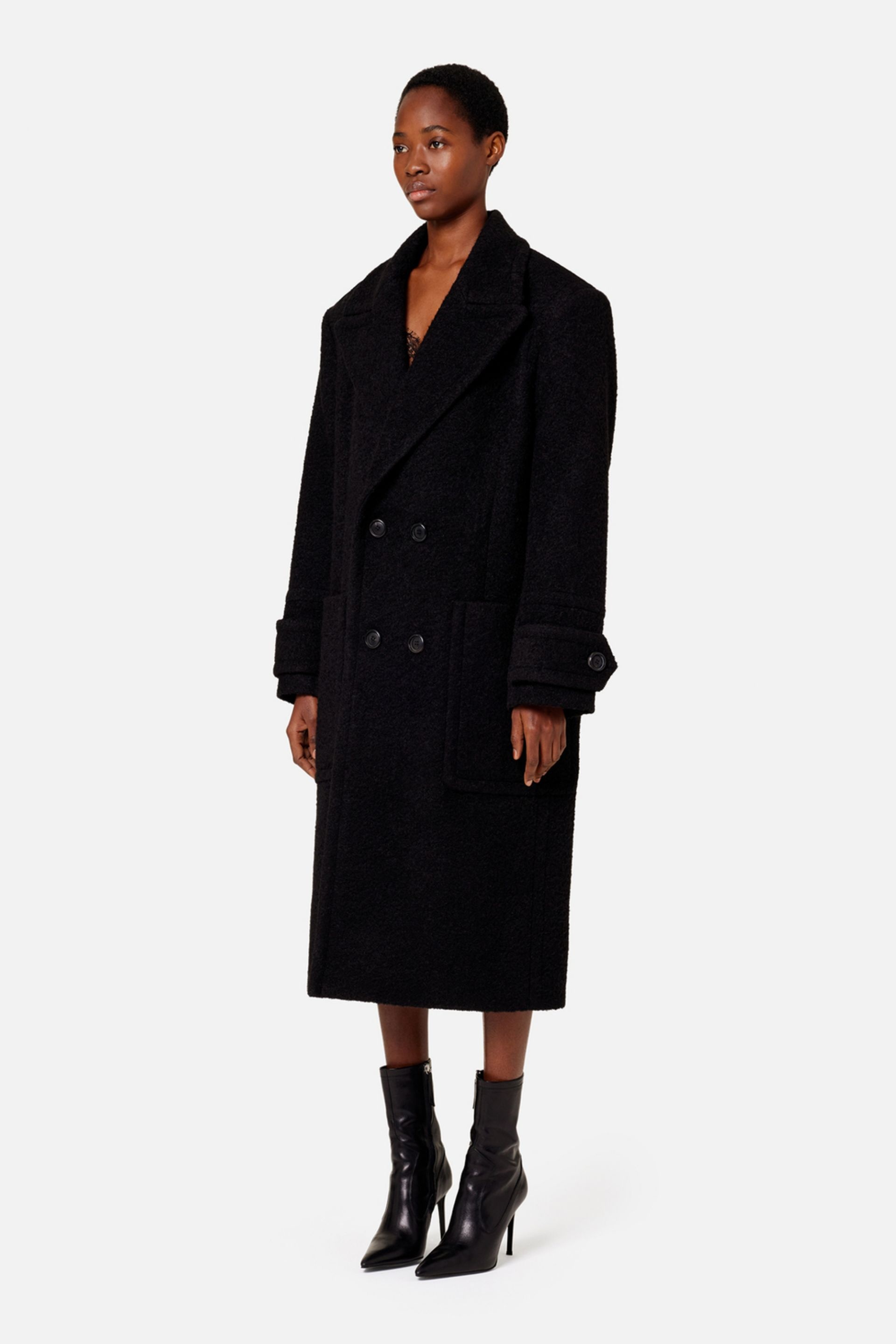 Double Breasted Structured Coat - 2
