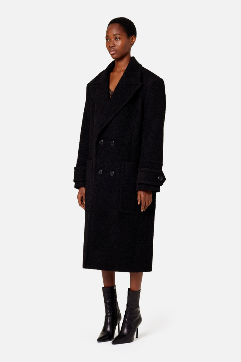 AMI Paris Double Breasted Structured Coat outlook