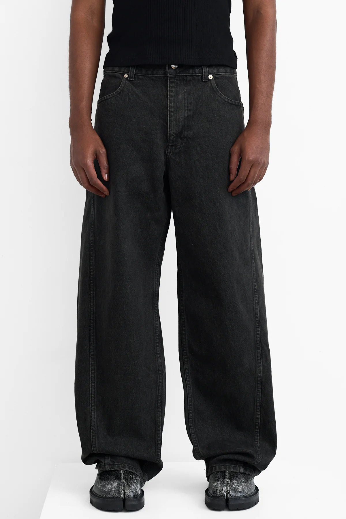 Eckhaus Latta Bend Jeans Stone - 4