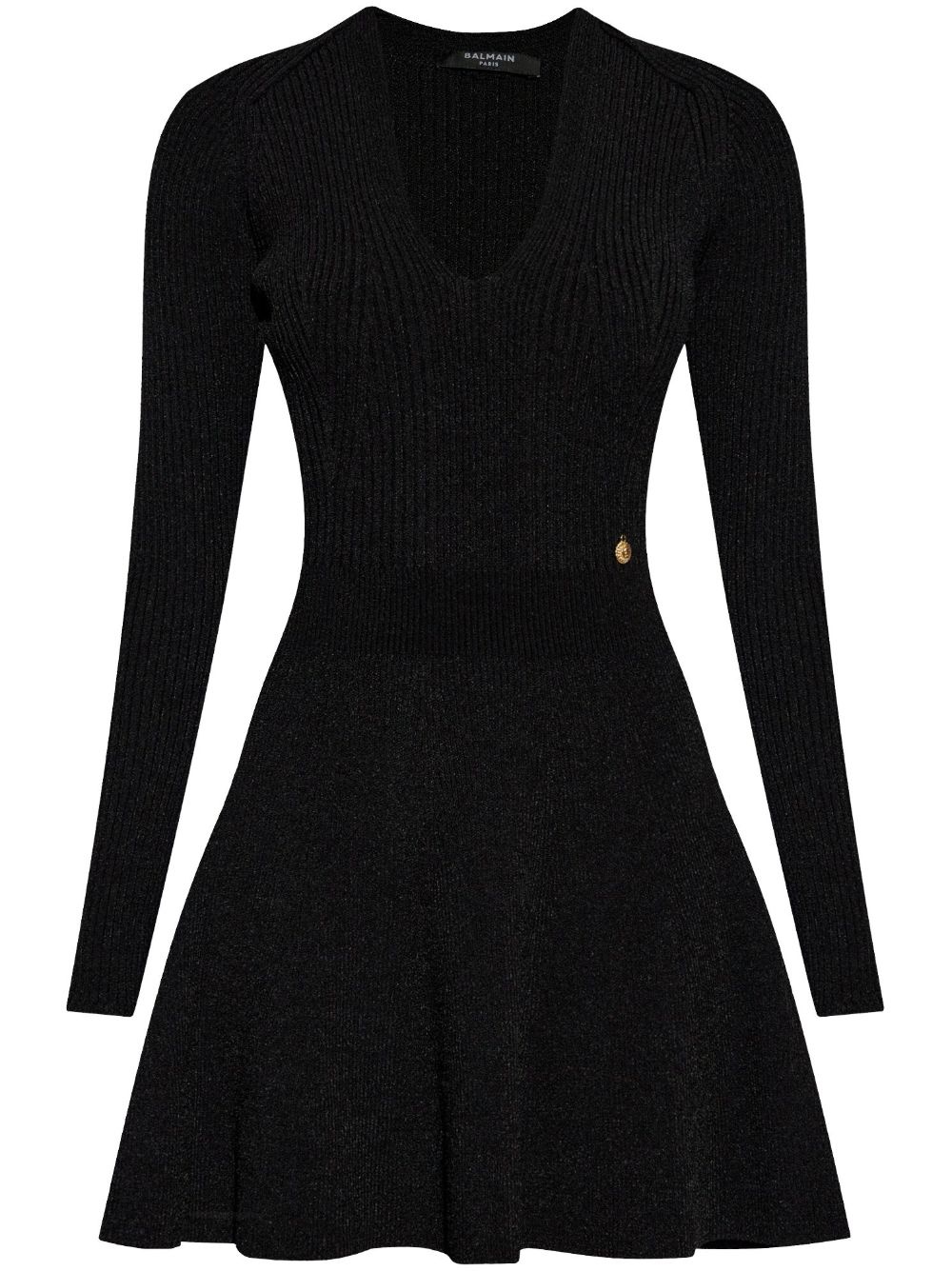 logo-charm mini dress - 1