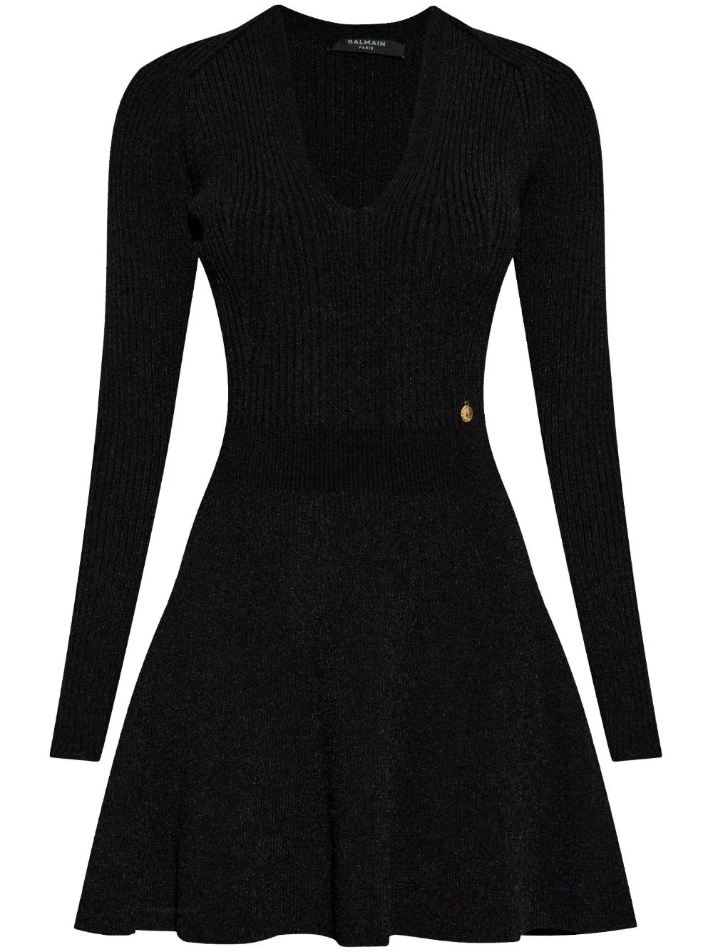 logo-charm mini dress - 1