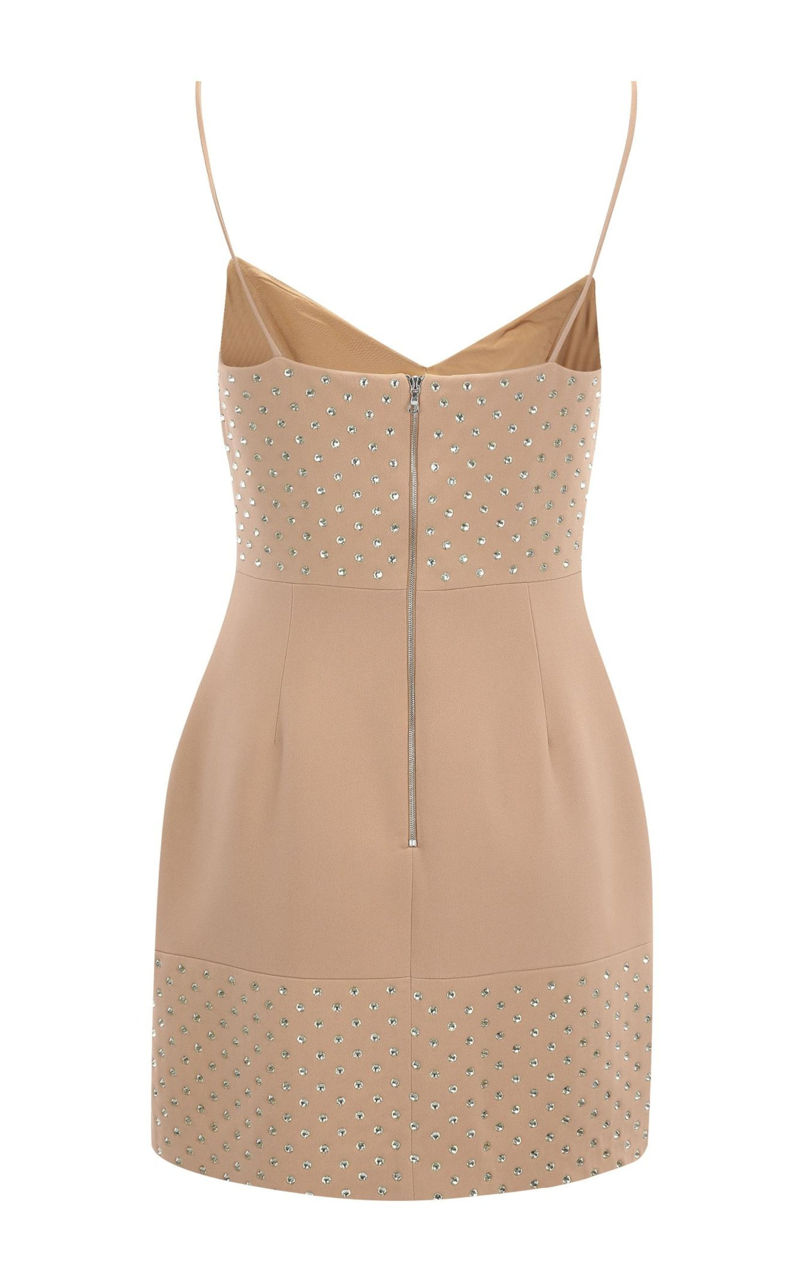 Crystal Embellished Mini Dress - 6