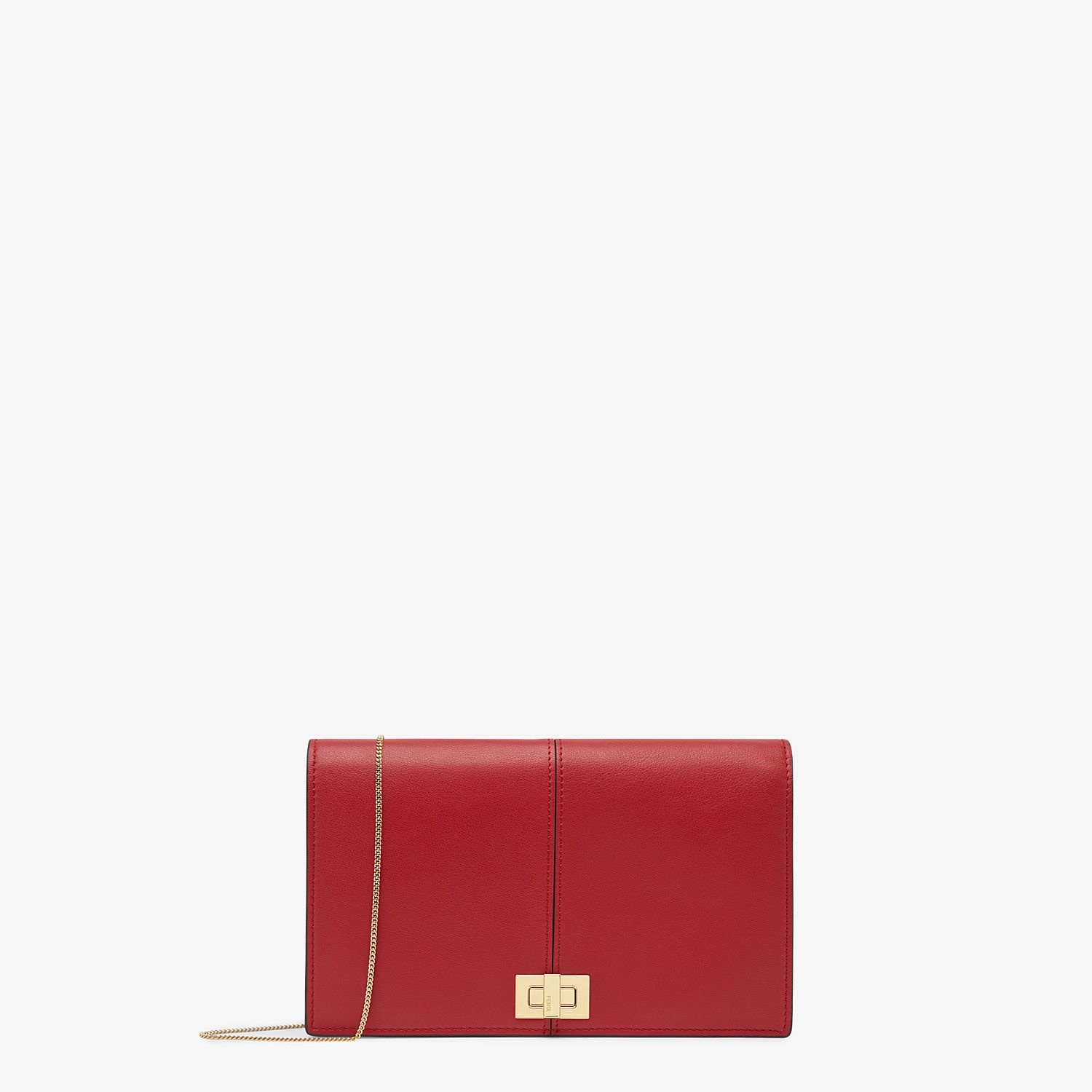 Red leather mini-bag - 1