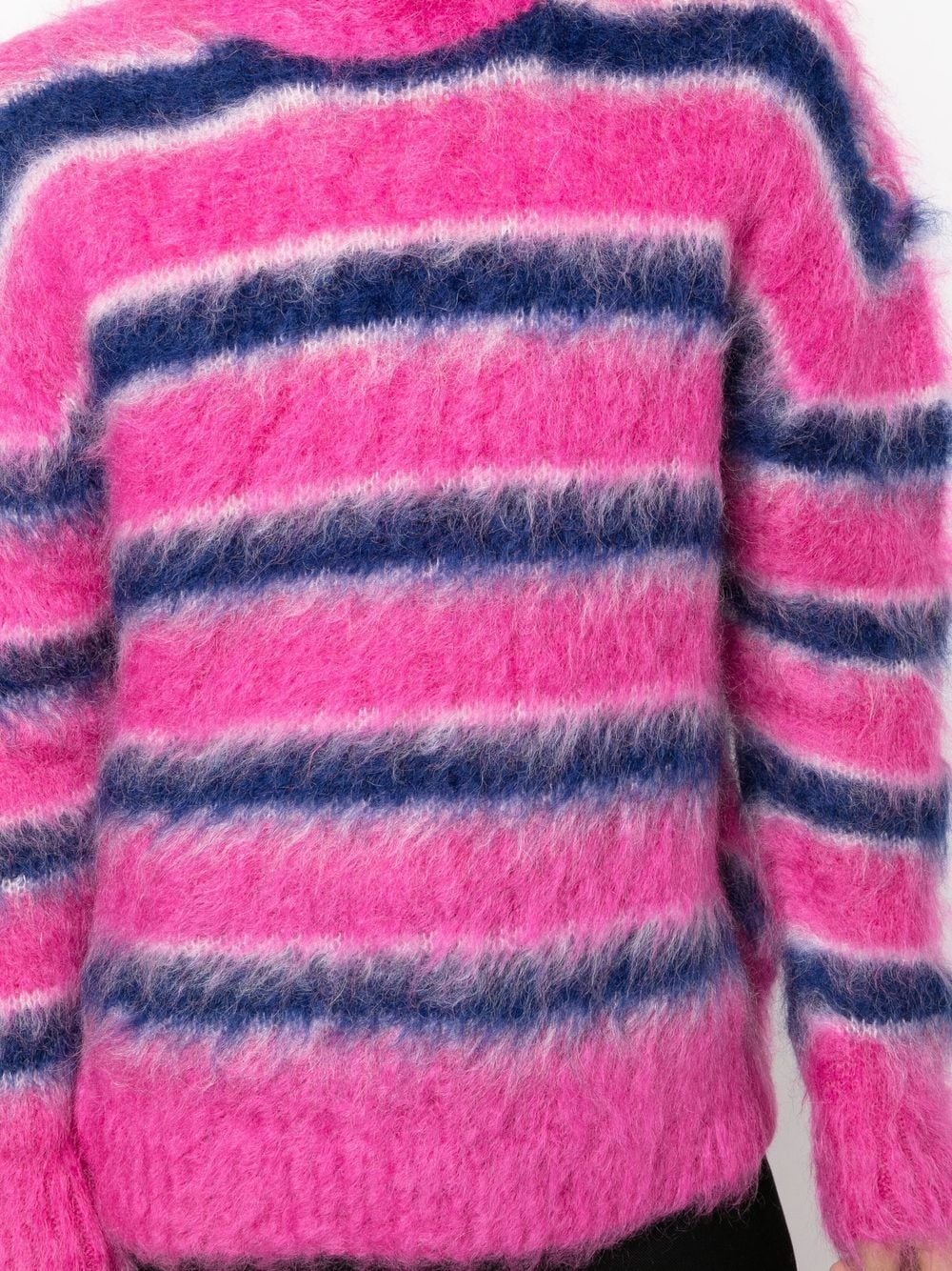 striped mohair jumper - 5