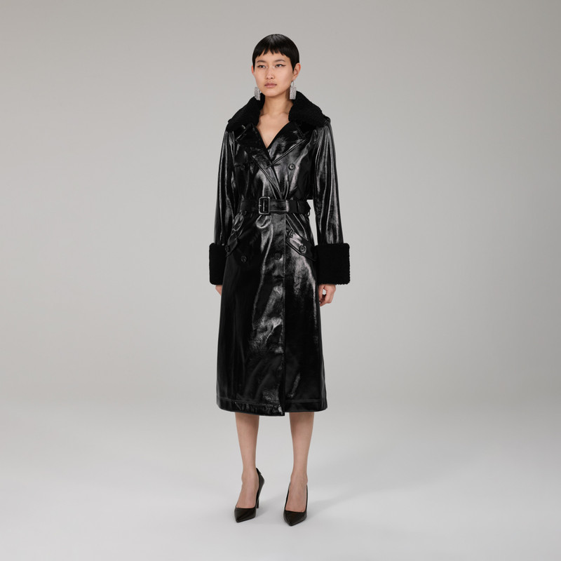 Black Patent Coat 2