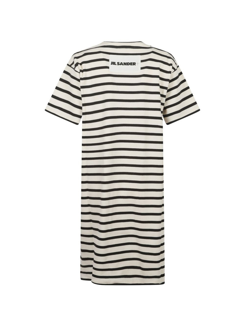 Jil Sander striped short-sleeve midi dress outlook