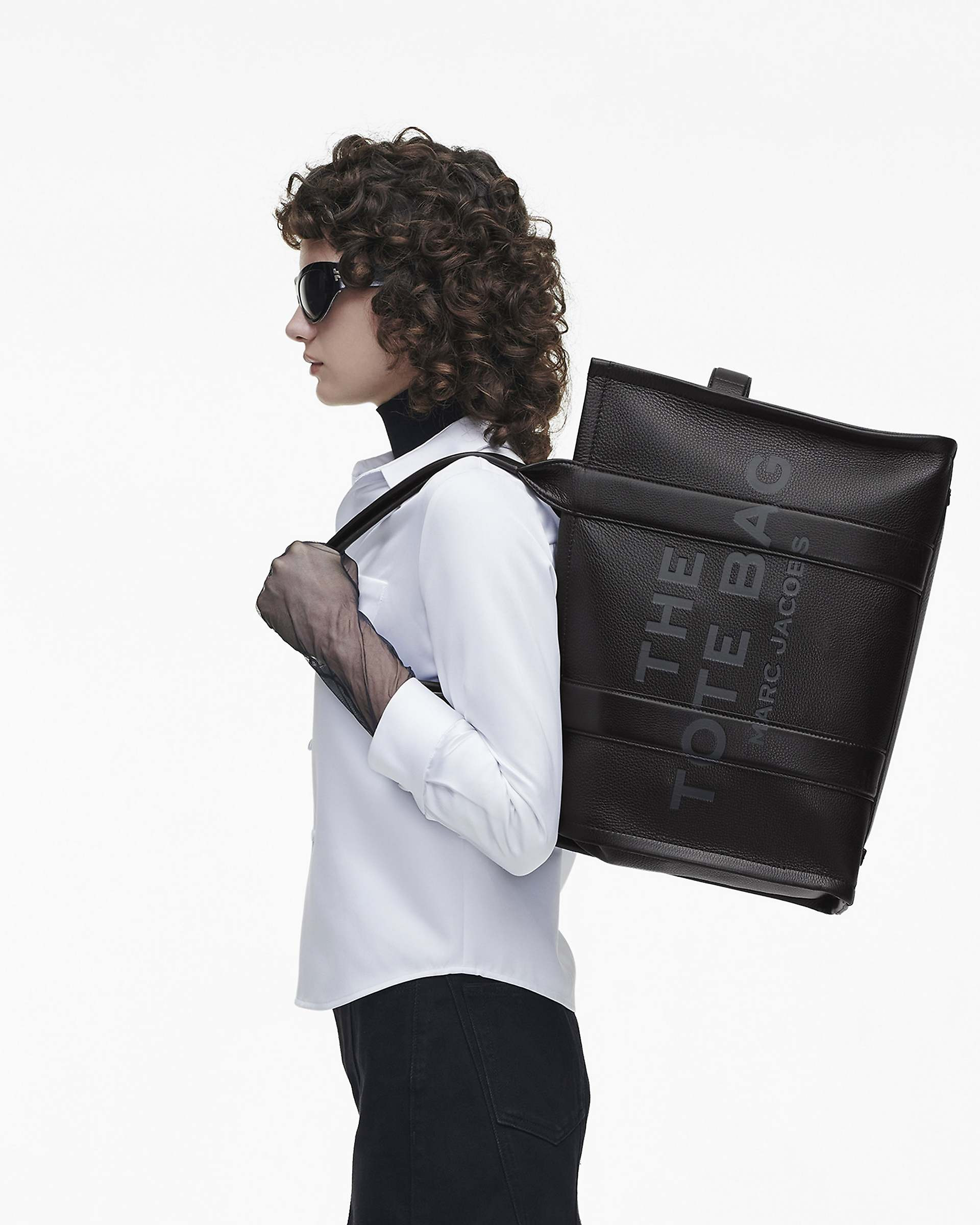 THE LEATHER LARGE TOTE BAG - 2