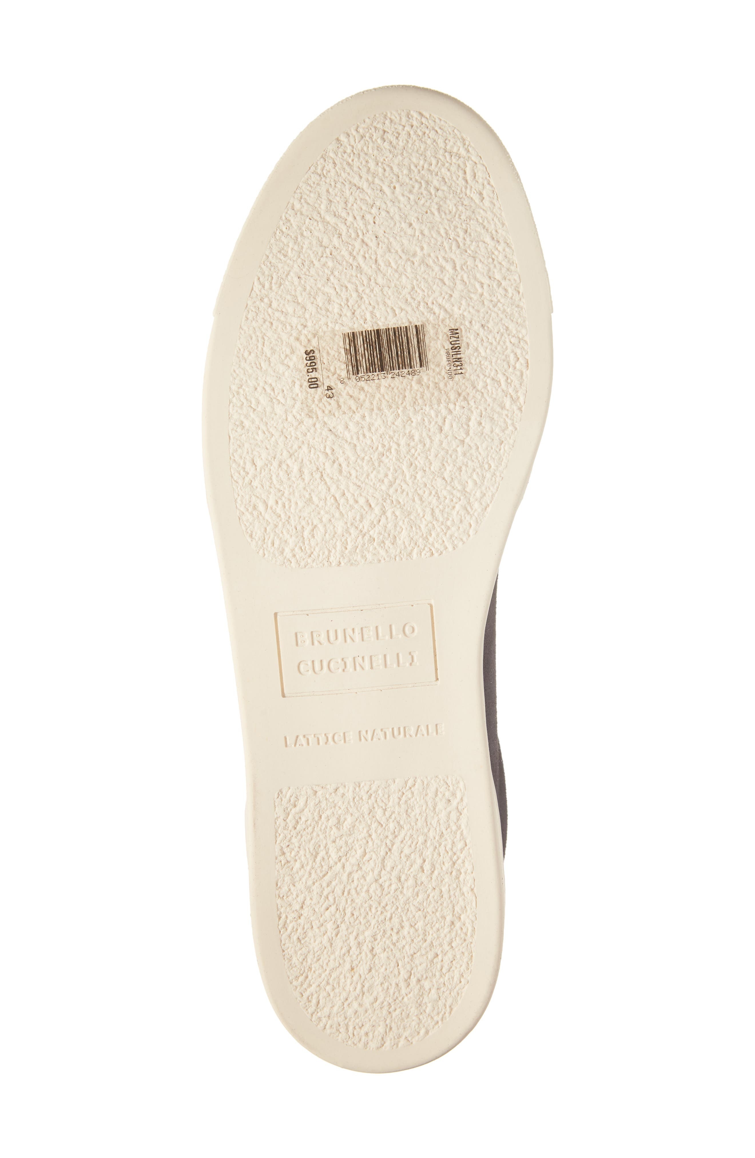 Brunello Cucinelli Suede Low Top Sneaker in Navy at Nordstrom - 6