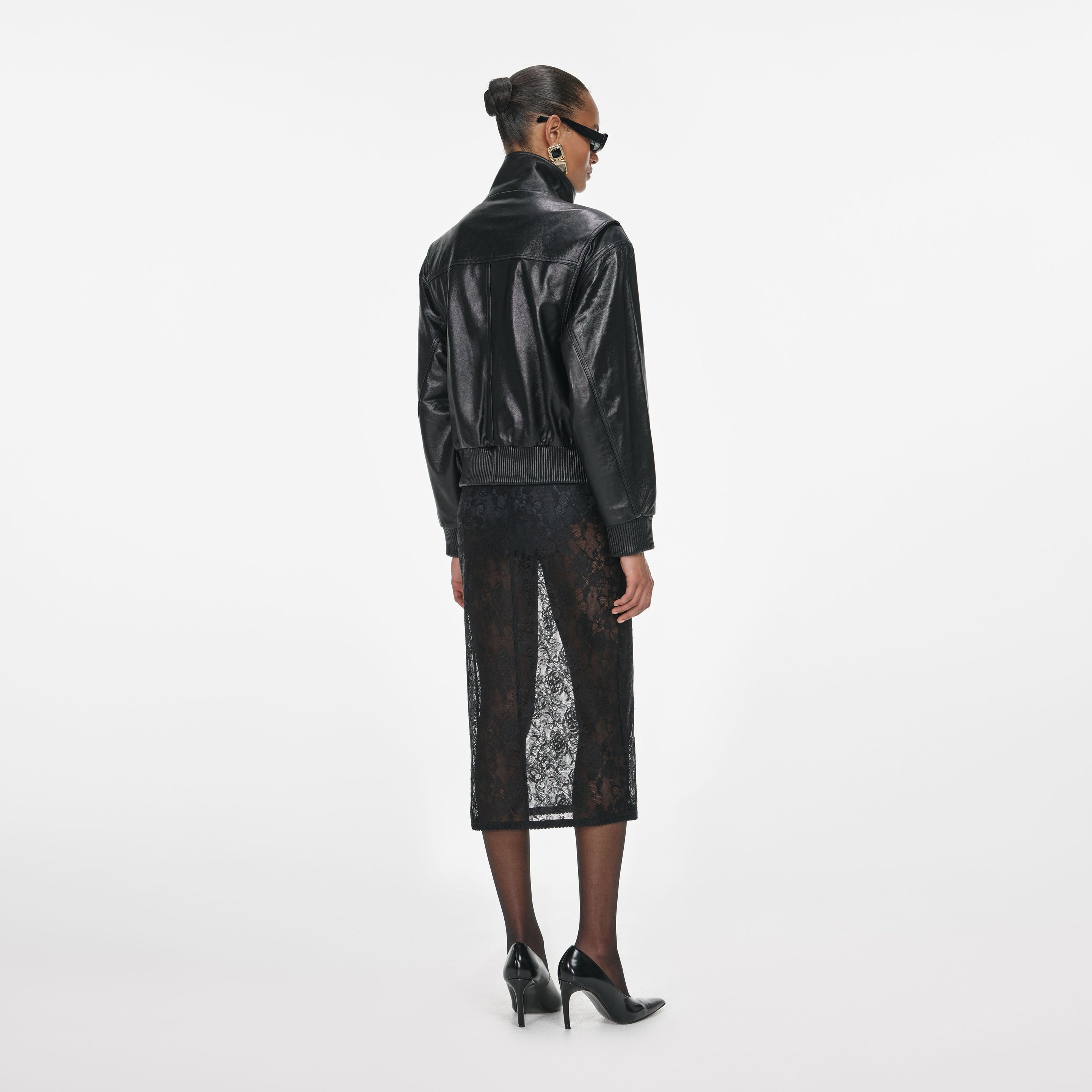 Black Leather Jacket - 3