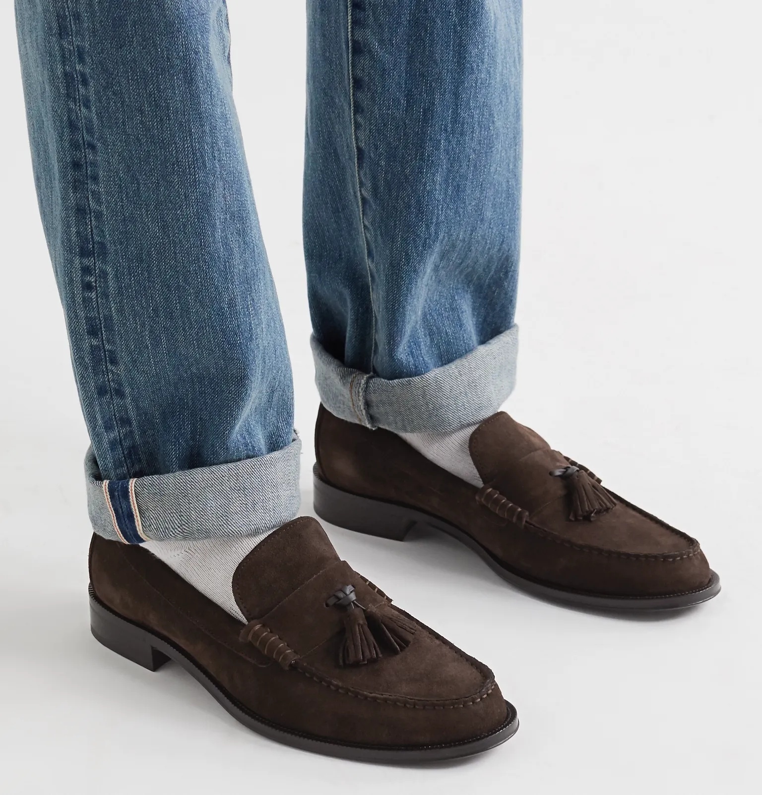 Lewin Suede Tasselled Loafers - 4