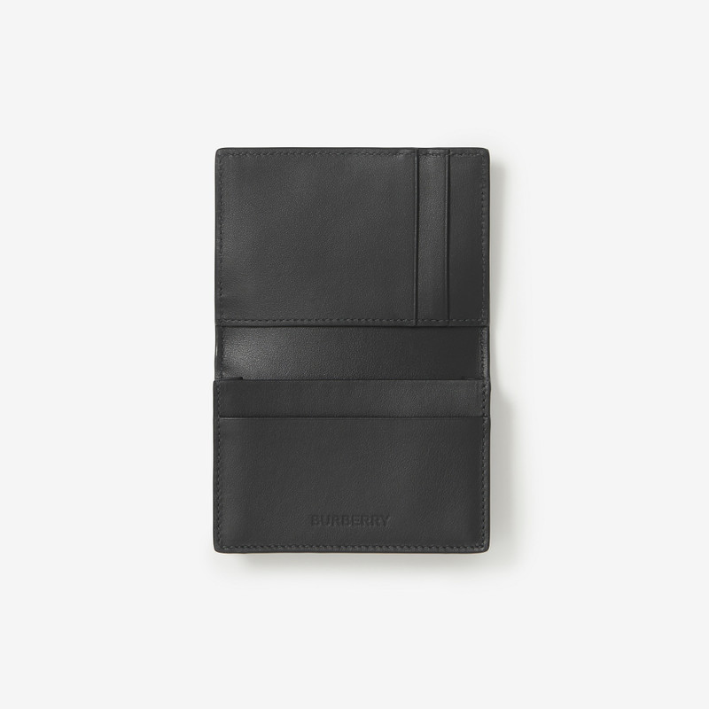 Burberry Check and Leather Folding Card Case outlook