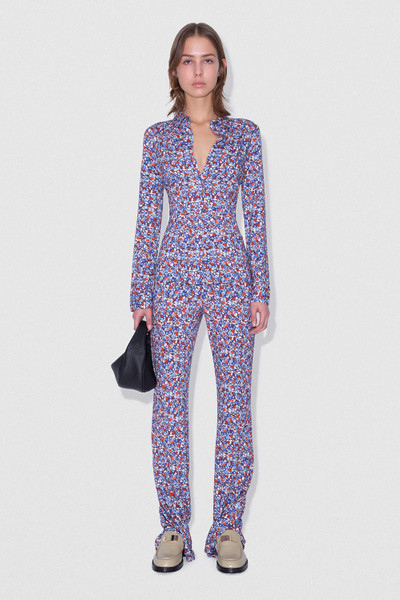 BY FAR STELLA T TROUSER MIDNIGHT FLORAL VISCOSE JERSEY outlook