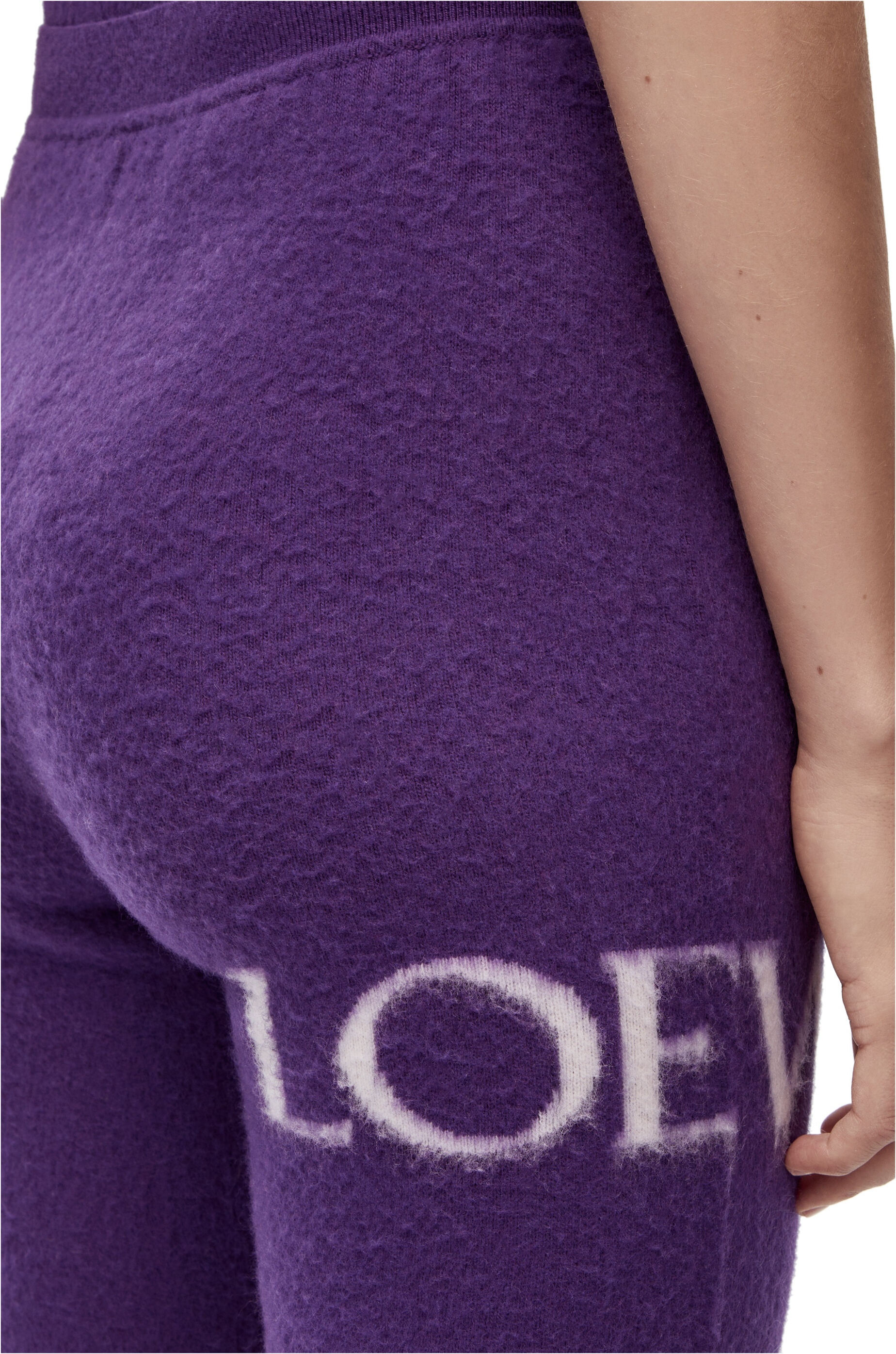 LOEWE cycling shorts in wool - 5