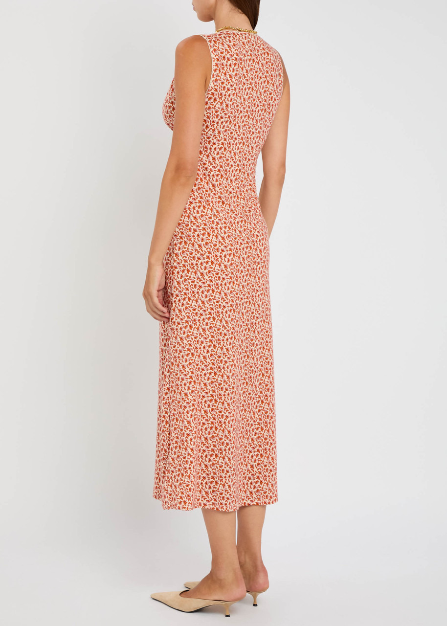 Reformation Brayden Floral-print Stretch-jersey Midi Dress - 3