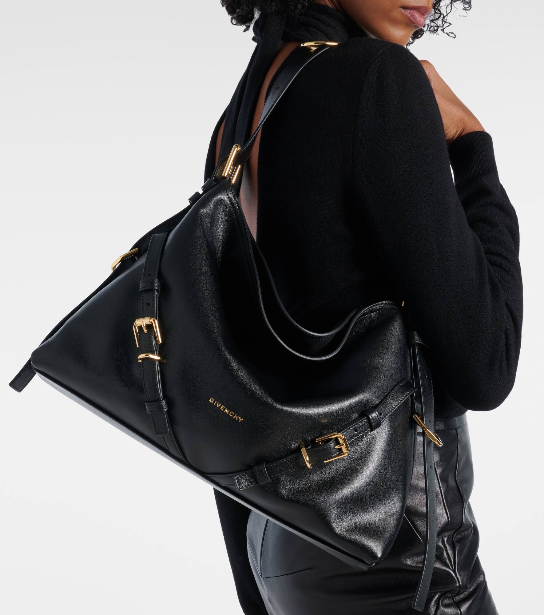 Voyou Medium leather shoulder bag - 2