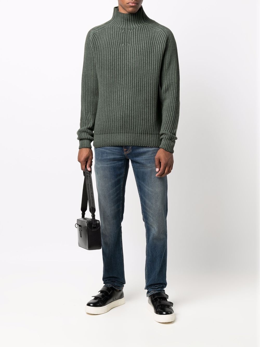 ribbed knit jumper - 2