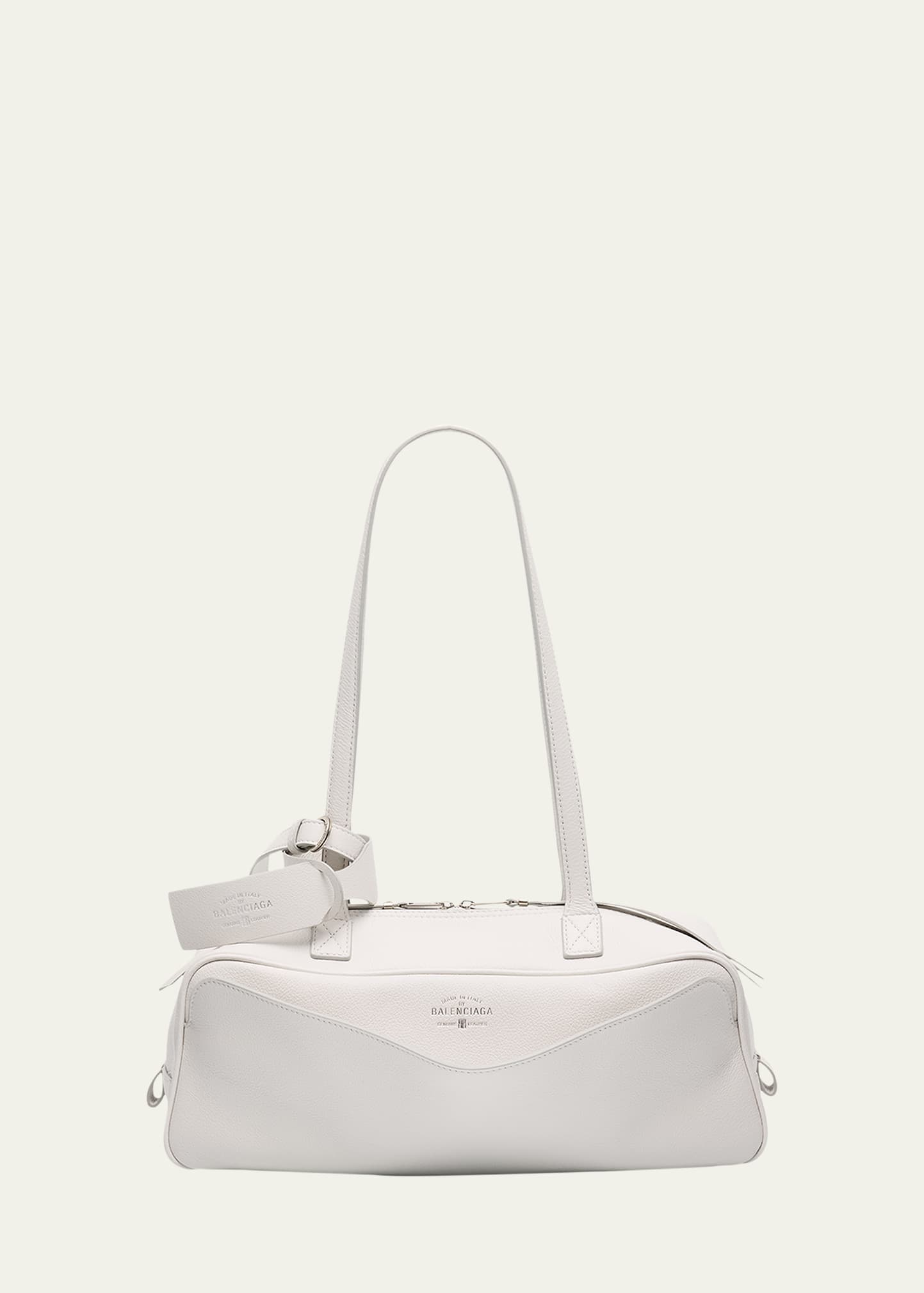 Carrie Small Leather Bowling Shoulder Bag - 1