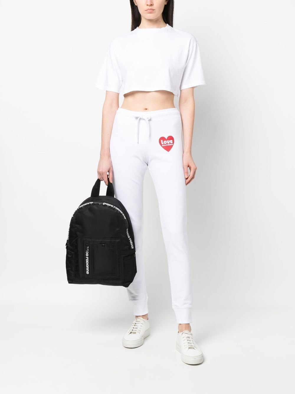 logo-print track trousers - 2