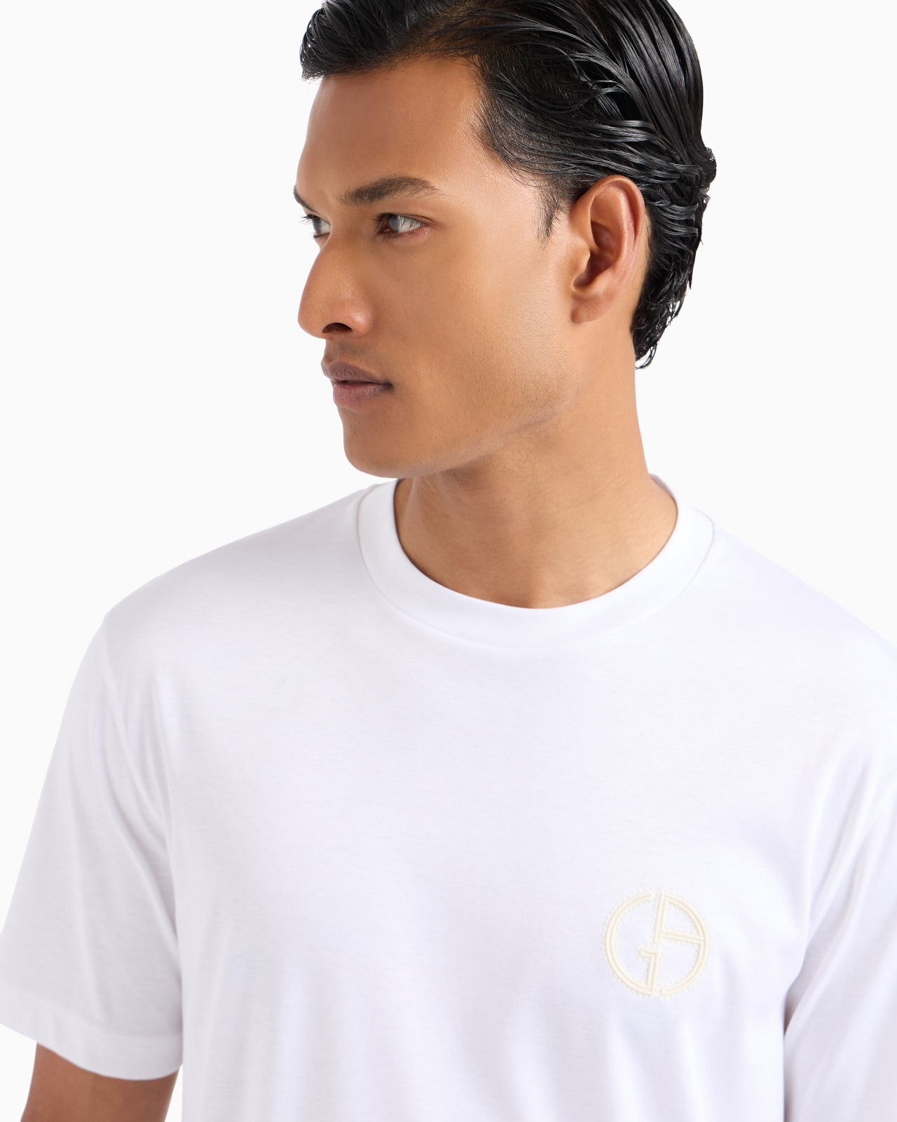 Cotton interlock crew-neck T-shirt - 5