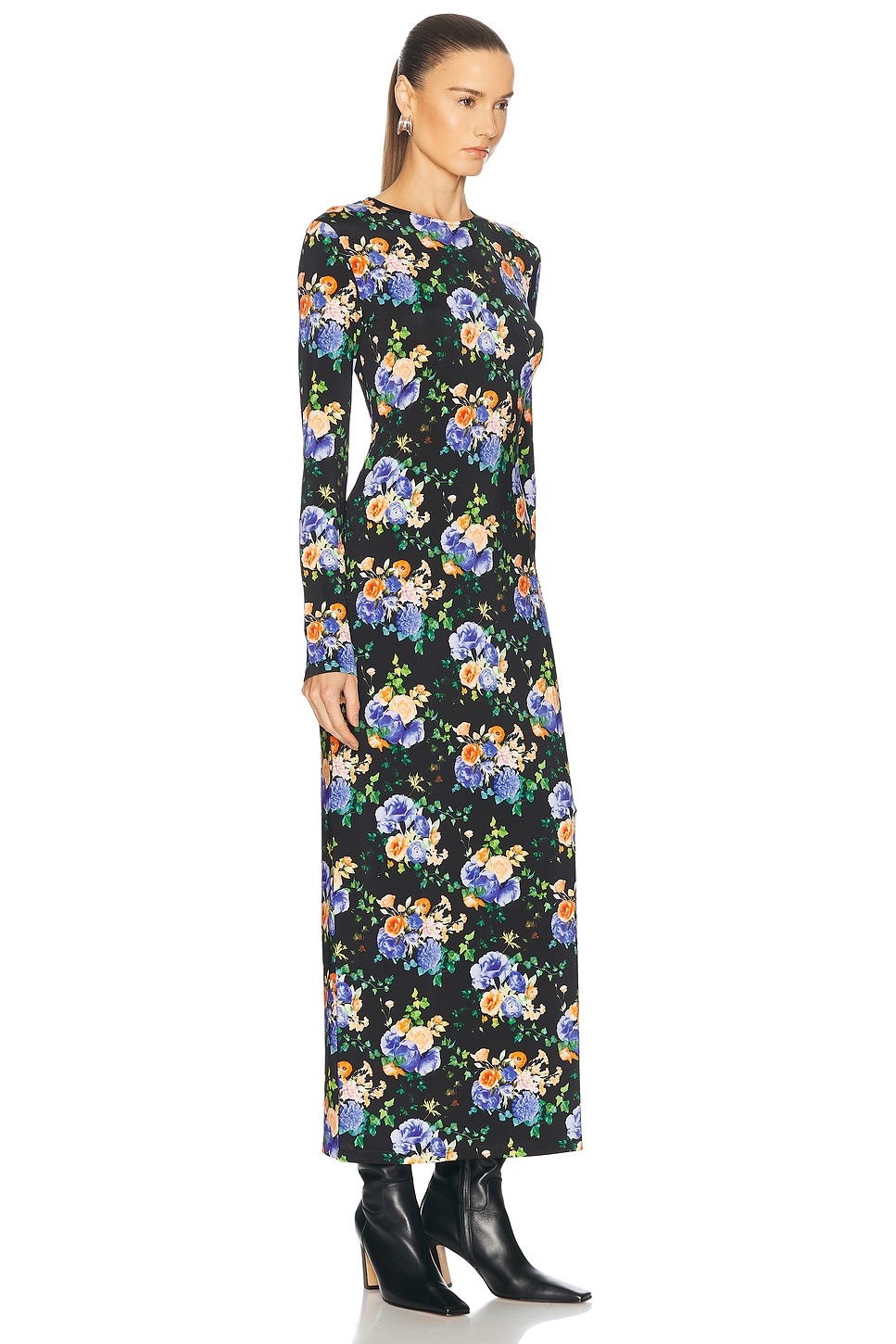 Long Sleeve Maxi Dress - 2