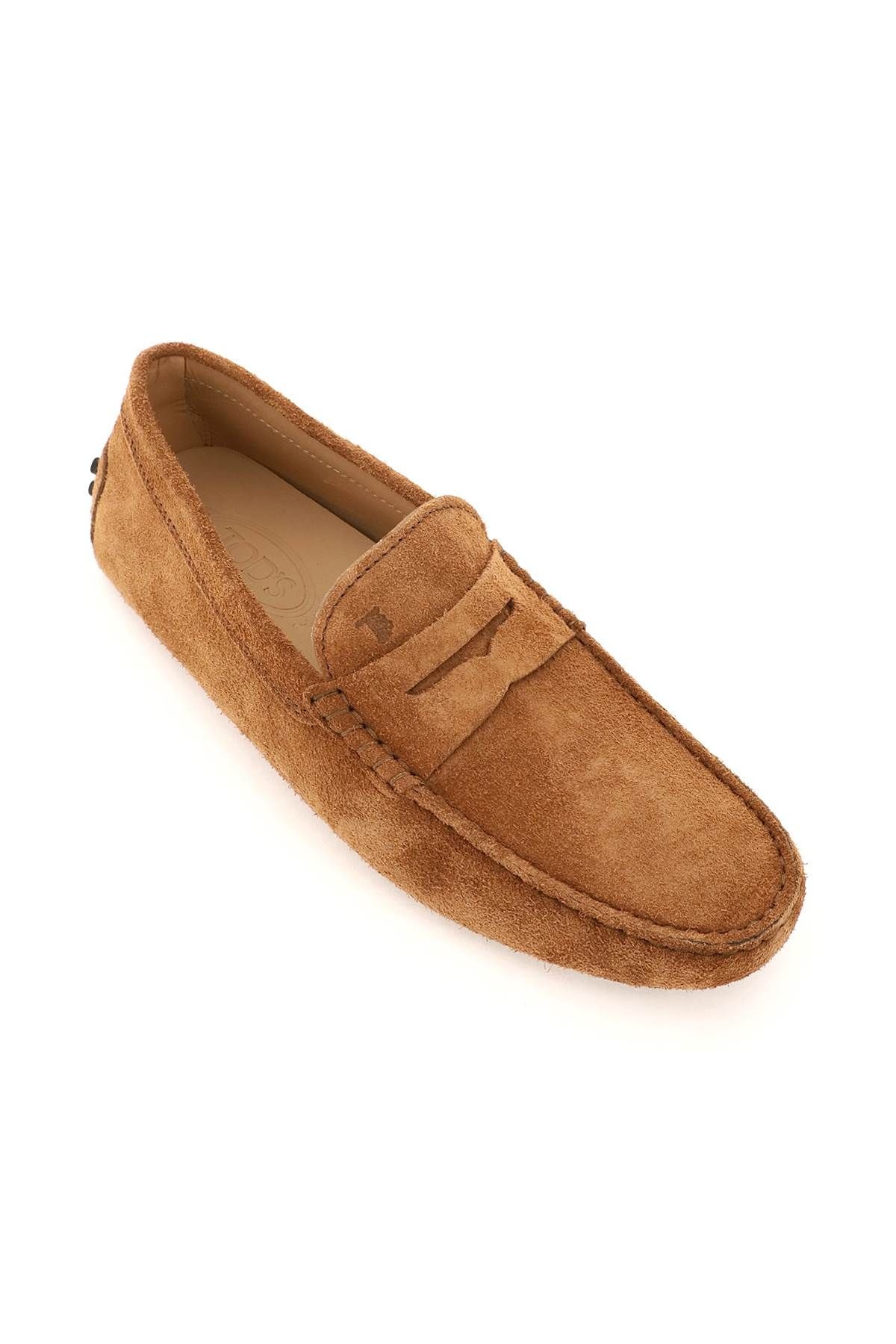 SUEDE LEATHER GOMMINO DRIVER LOAFERS - 4