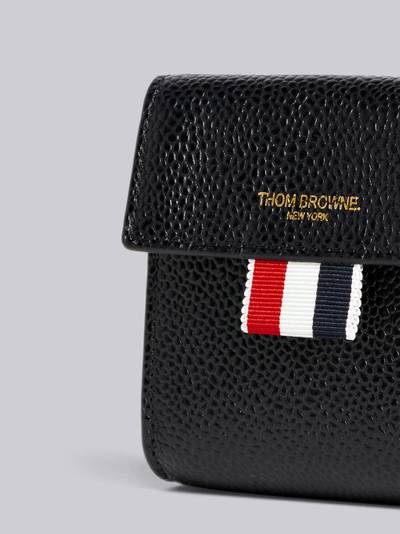 Thom Browne large logo-stamp coin case outlook
