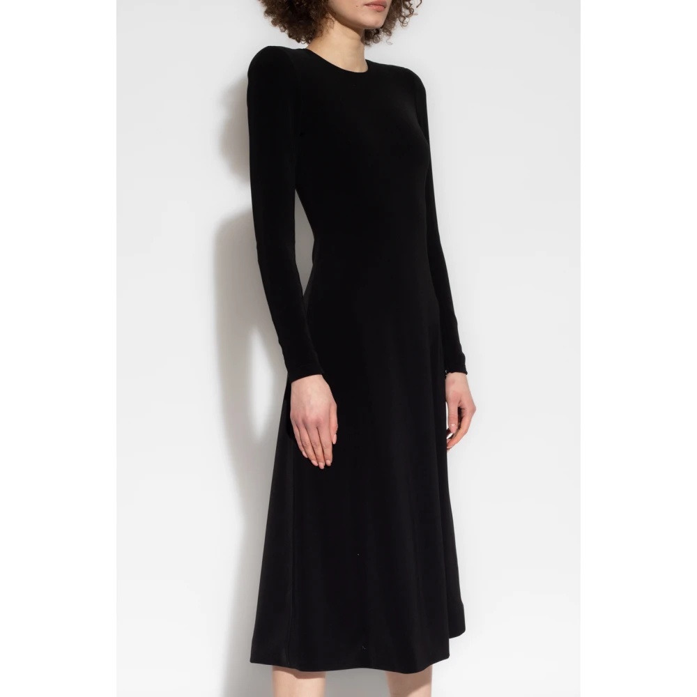 ワンピース BALENCIAGA Woman Dress Black 725090TMO70 1000 Balenciaga Suspended Shirt Dress | Black | FARFETCH