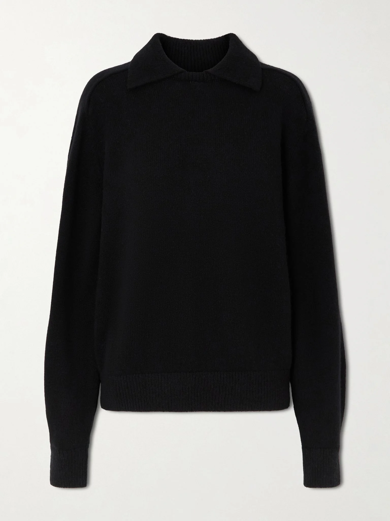 Jackson wool and cashmere-blend sweater Black - 1