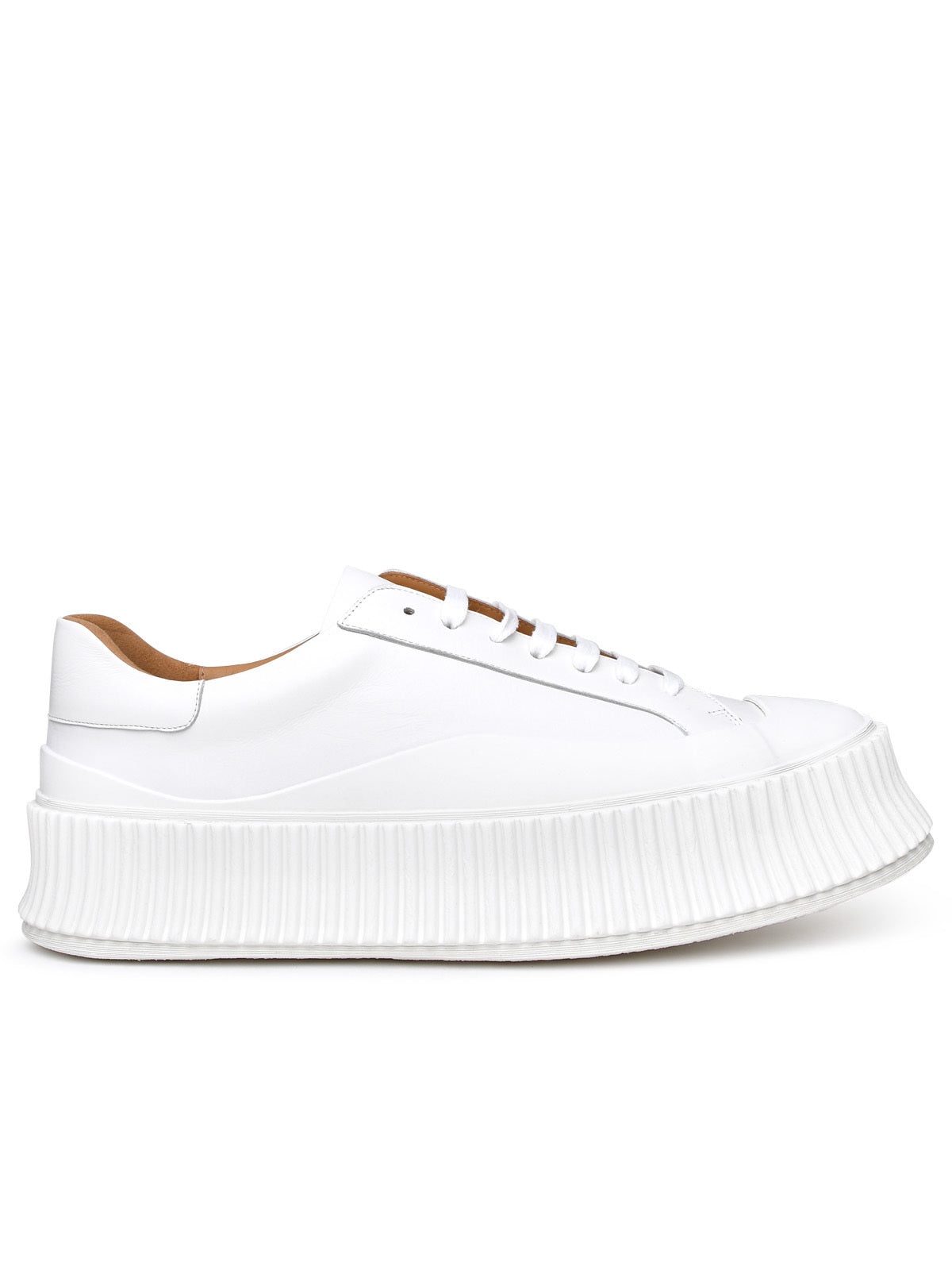 JIL SANDER Sneaker In Pelle Bianca - 1