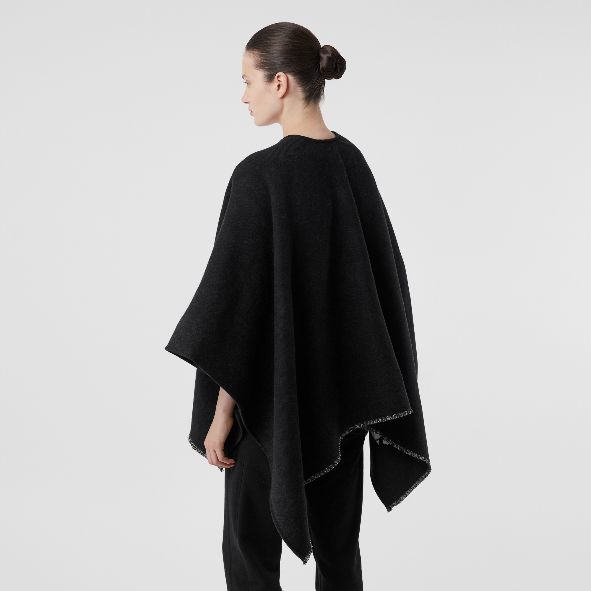 Monogram Wool Jacquard Cape - 3