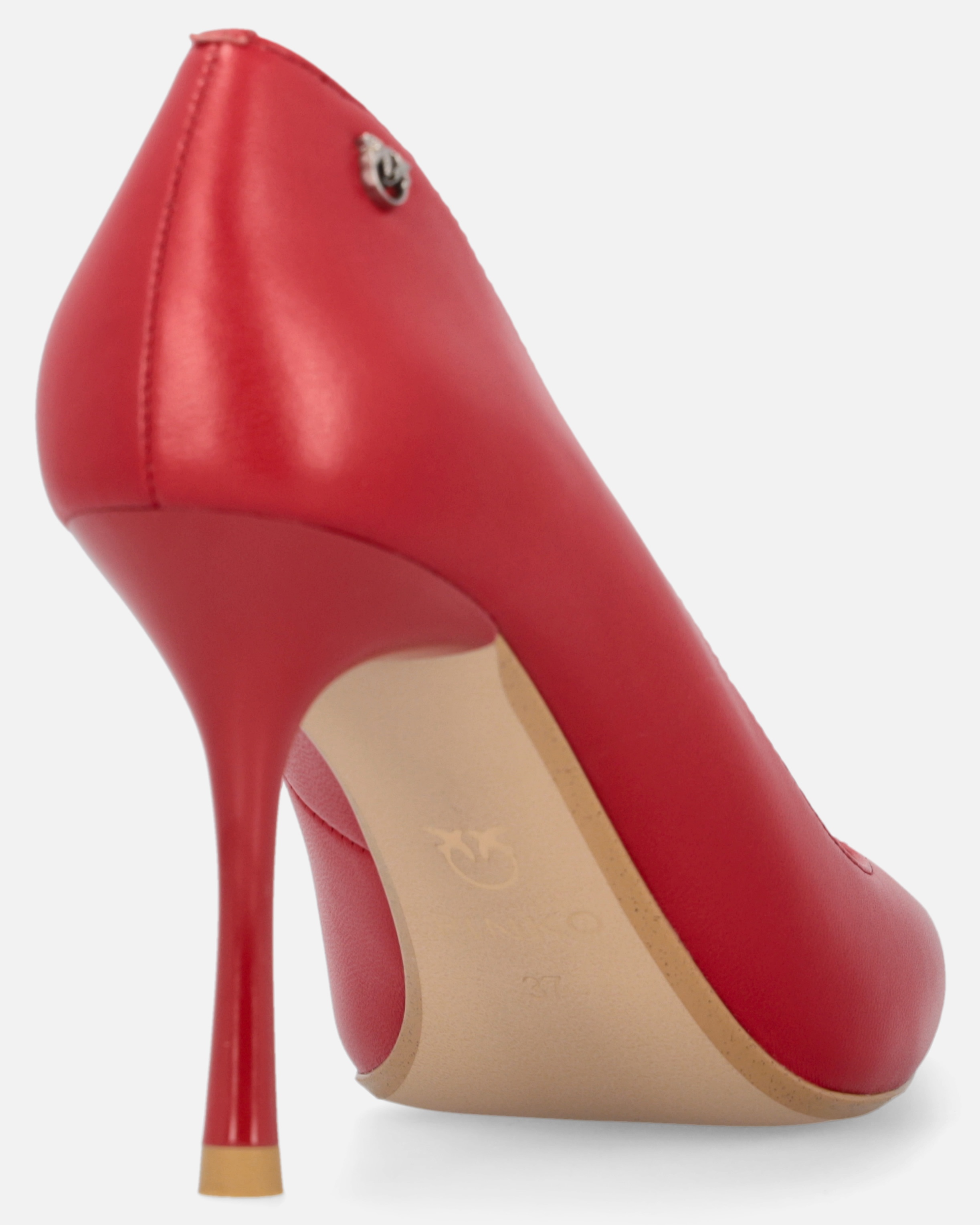 POINTED TO NAPPA LEATHER HEELED SHOES - 7