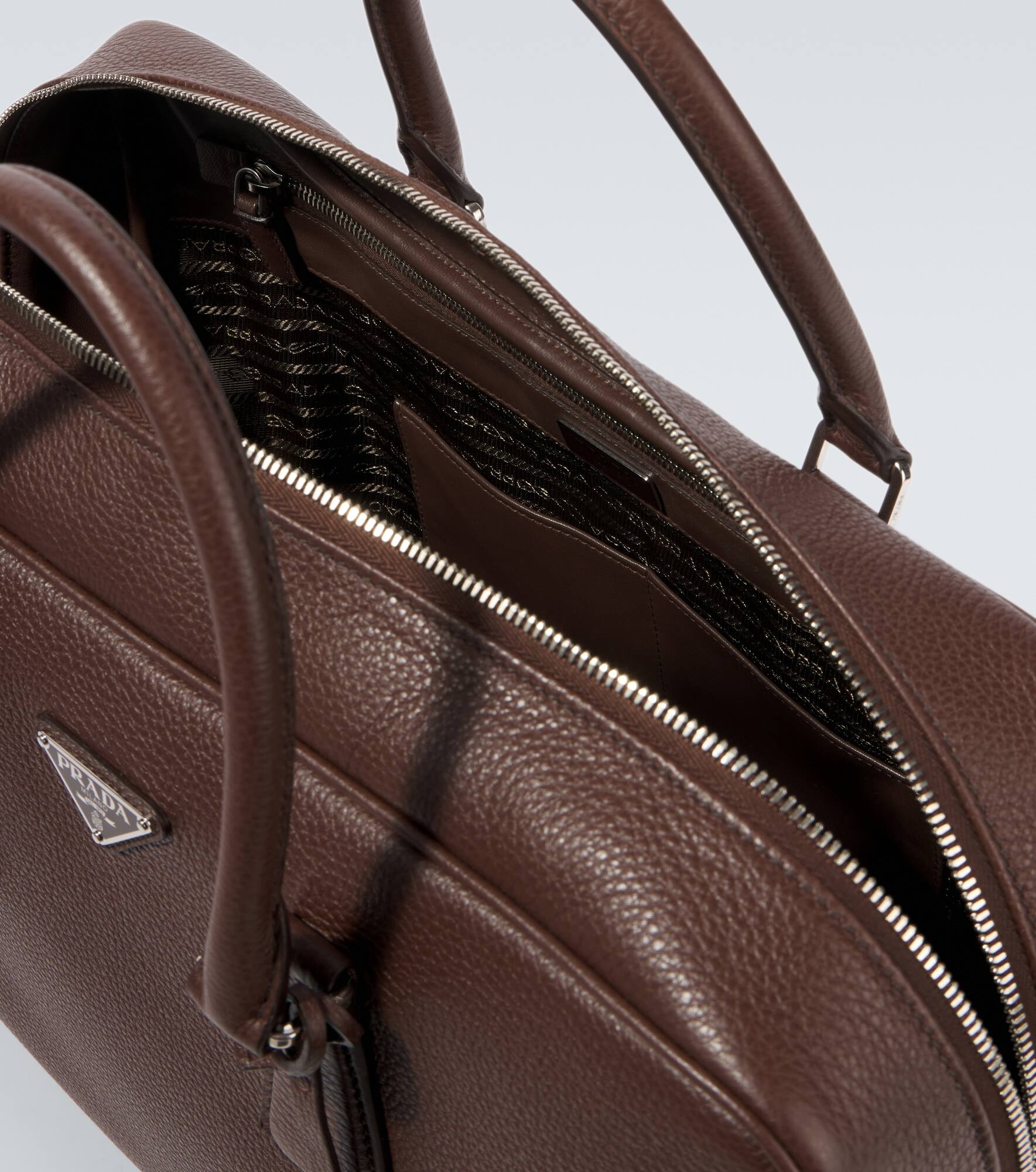 Leather briefcase - 4
