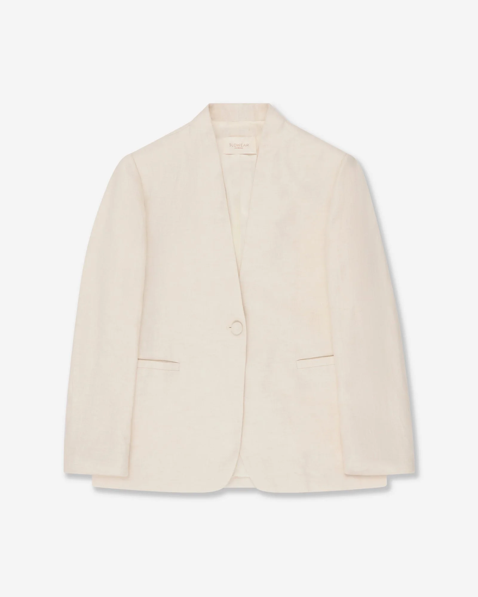 Regular fit linen jacket - 1