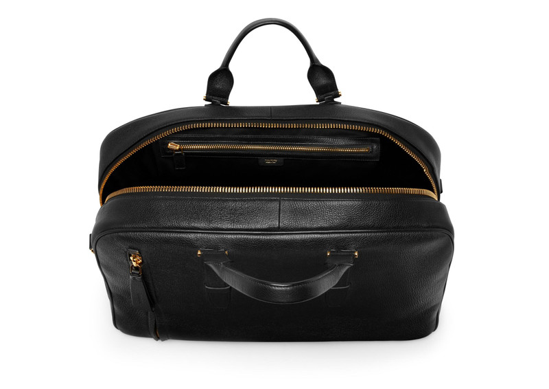 GRAIN LEATHER BUCKLEY BOWLING BAG 5