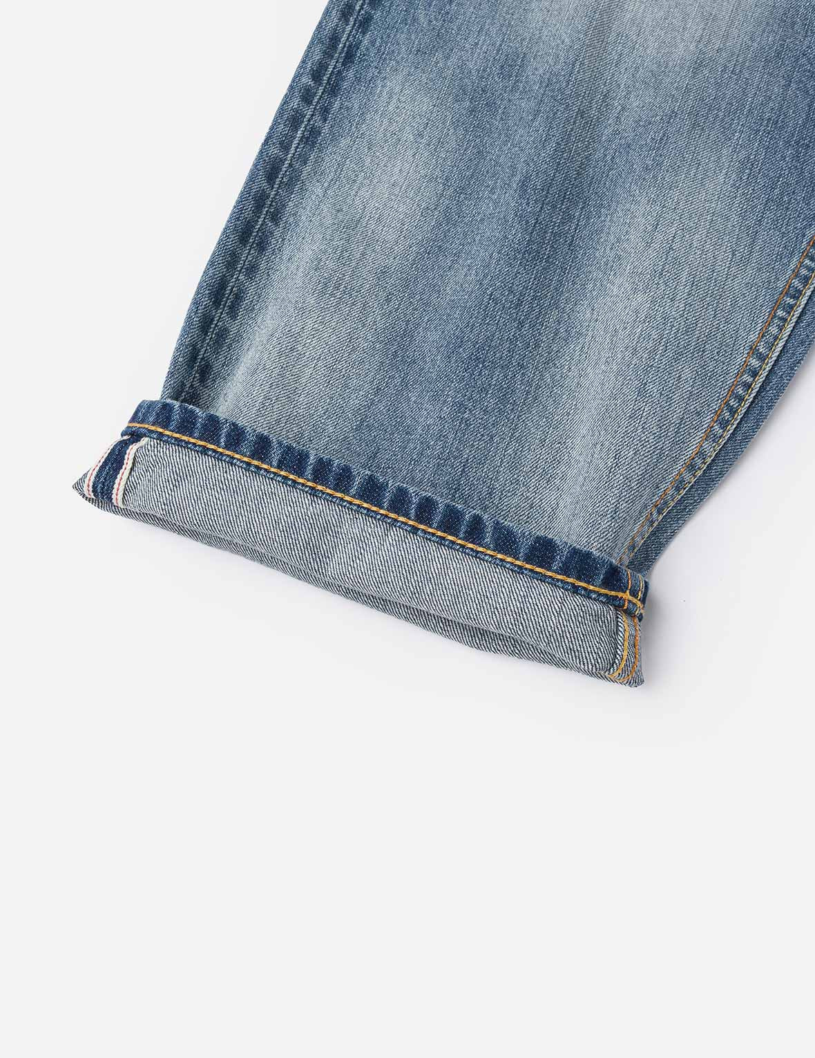 Ecru Daicock Print Loose Fit Jeans #2038 - 9