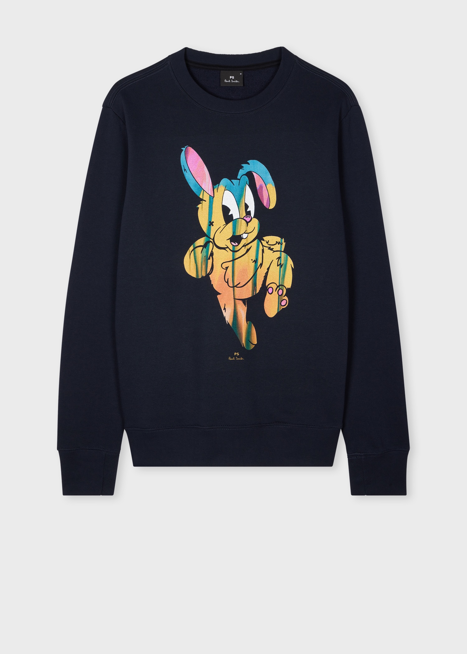 Navy 'Rabbit' Print Sweatshirt - 1