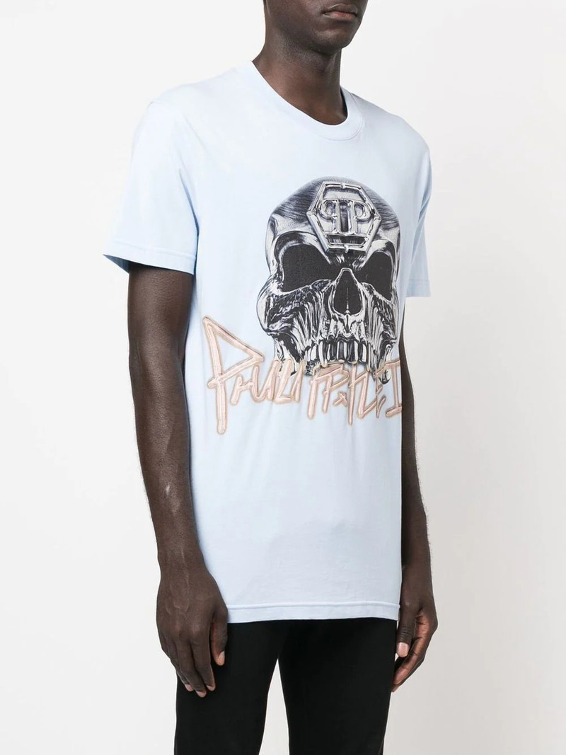 skull-print short-sleeve T-shirt 3